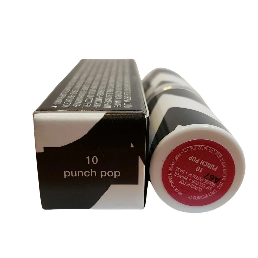 Clinique Pop Lip Colour + Primer Lipstick 10 Punch Pop 0.13 oz 3.8 g